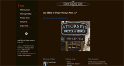 Desktop Screenshot of clarecountylaw.com